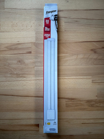 Energizer 18W=36W LED PLL 2G11 4Pin 2250lm 4000K (Cool White) - S30429 - LED Retro