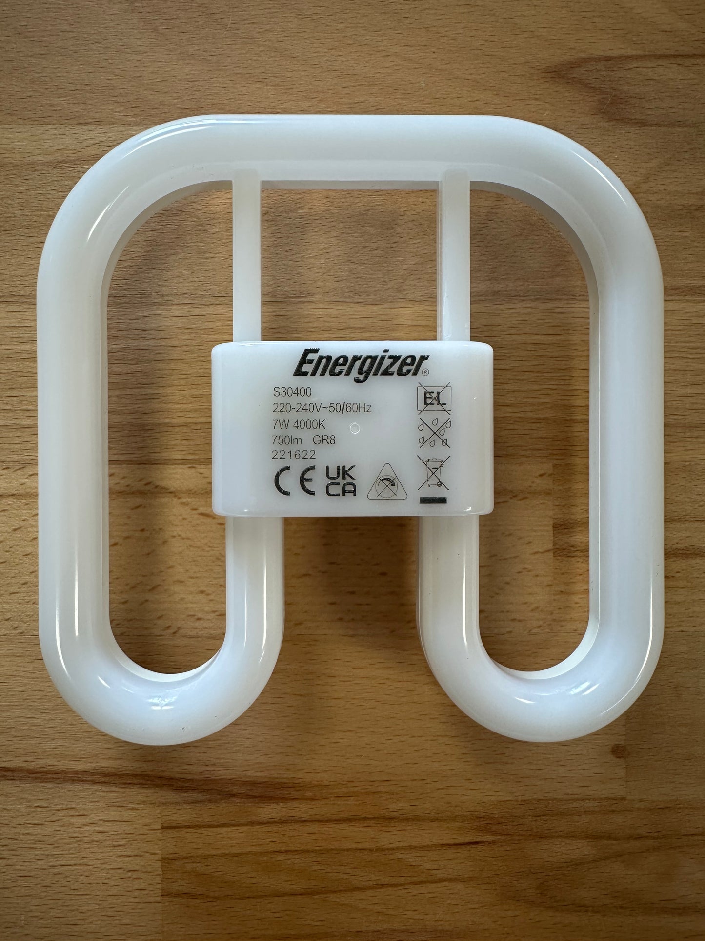 Energizer 7W=16W 2D LED GR8 2 Pin 750lm 4000K (Cool White) S30400 - LED Retro