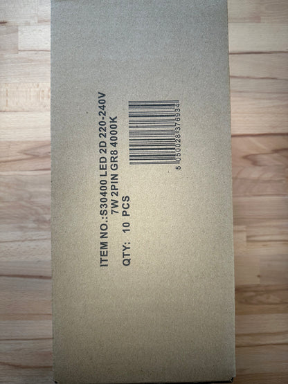 Energizer 7W=16W 2D LED GR8 2 Pin 750lm 4000K (Cool White) S30400 - LED Retro