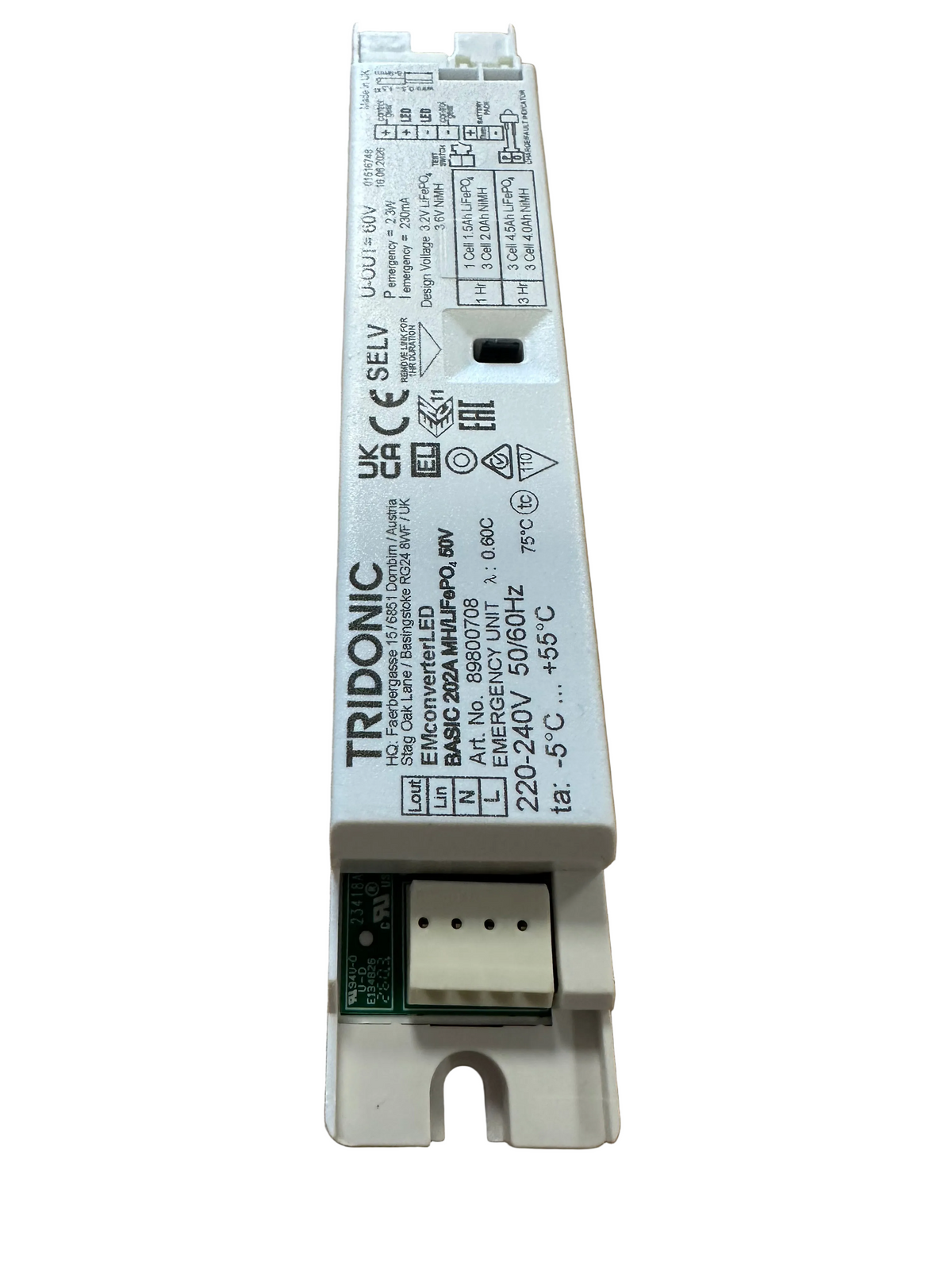 Tridonic 89800708 EMconverterLED BASIC 202A MH/LiFePO4 50V - LED Retro - LED Retro