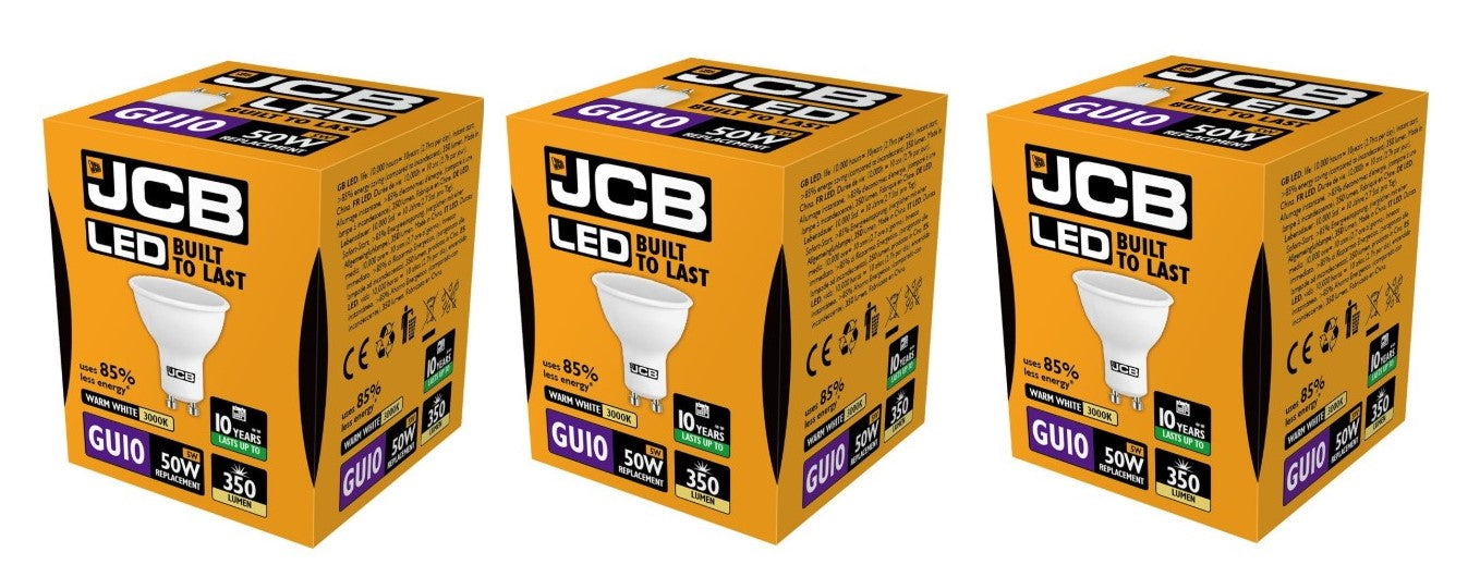 S10963 JCB 5W LED GU10 350LM Warm White - LED Retro