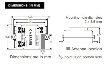 Casambi CBU-ASD-LR Wireless Control Unit for LED Drivers - LED Retro