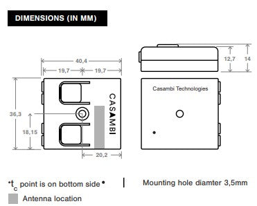 Casambi CBU-TED-LR Bluetooth Trailing Edge Dimmer - LED Retro