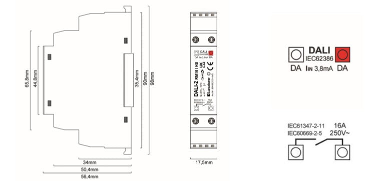 Lunatone DALI-2 RM16 I HS - 86456203-I-HS - LED retro