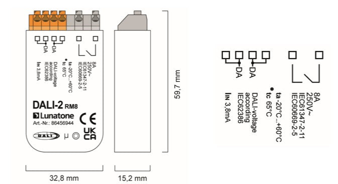 Lunatone DALI-2 RM8 - 86556944 - LED retro