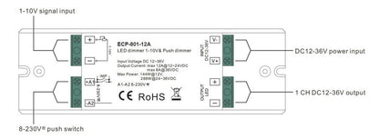 Ecopac LED 1-10V Dimming Interface ECP-801-12A - LED Retro