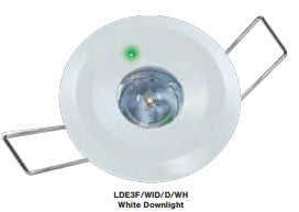 ELP LDE3F And Banana Pack Emergency Recessed Downlights - DALI - LED Retro