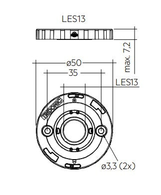 Tridonic 28004570 SLE 13mm 3000lm 830 H ADV8 - LED Retro