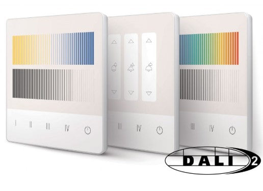 Lunatone DALI-2 Touchpanel 03 - Various Layouts - LED retro